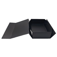 Boîte cadeau en papier pliable sur mesure de grande taille avec estampage à chaud argenté, gaufrage et impression, boîte d'emballage