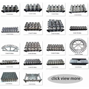 Supports métalliques professionnels à tir unique pour feux d'artifice, pétards, bougies romaines, mines, coquilles de spectacle sans fumée et inoffensives pour spectacles - Product Image 3