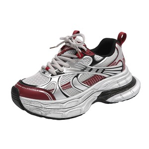 Scarpe da Corsa Vulcanizzate alla Moda da Donna con Plateau <span class=keywords><strong>Sneakers</strong></span> Chunky in Mesh Scarpe da Passeggio Design Nuovi Stili - Product Image 2