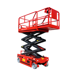 รถยกแบบกรรไกรขับเคลื่อนด้วยตัวเองราคาประหยัด |   สูง 6 เมตร รับน้ำหนักได้ 100 กิโลกรัม |   ใช้งานง่ายด้วยระบบไฟฟ้า |   ขาเหล็กพับได้คาร์บอนสูง | - Product Image 6