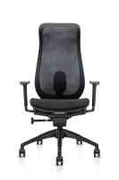 Chaise visiteur de bureau ergonomique moderne et confortable chaise de direction en maille tissu pivotant à dossier