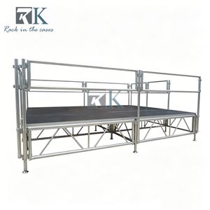 Durable Aluminum Alloy Modular Concert <b>Stage</b> with Safety Guardrail <b>Stage</b> <b>Platform</b> - Product Image 2