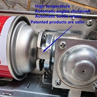 Réchaud à gaz butane à allumage direct haute puissance, certifié CE, de taille moyenne, à livraison rapide, avec verrouillage de sécurité, idéal pour les pique-niques.