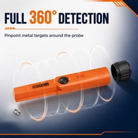 Rilevatore di Metalli Impermeabile Pinpointer Gold Hunter TMR Ricaricabile USB per la Ricerca dell'Oro Sottoterra a Lunga Profondità