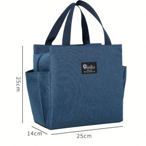 Sac isotherme familial en toile pour pique-nique, livraison de repas, vin, avec logo personnalisé, idéal pour la gym et les week-ends - Product Image 2