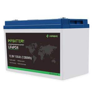 แบตเตอรี่ลิเธียมไอออนพร้อมจอแสดงผล LCD SOC 12.8V 100Ah 200Ah ชุดแบตเตอรี่ LifePO4 สีน้ำเงินขาว พร้อมระบบ BMS ในตัว 100A 200A - Product Image 3