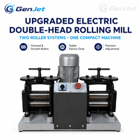 Machine de laminage à froid électrique automatique pour métaux 120mm 160mm 8-10mm pour la fabrication de bijoux de joaillier, fil carré et demi-fil