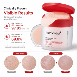 Al por mayor, personalizado, novedad, popular coreano, toallitas de gelatina tonificante, tela no tejida premium, cuidado facial, marca privada, Skinc - Product Image 3
