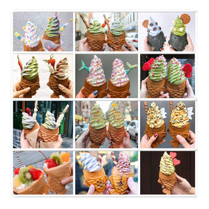 In vendita macchina macchina per coni <span class=keywords><strong>Waffle</strong></span> automatica QDMECH Snack Food Stroopwafle Pizzelle macchina per gelato cialde - Product Image 2