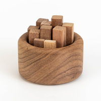 Diffuseur d'huiles essentielles en bois naturel de qualité supérieure, blocs de bois parfumés écologiques, coffret cadeau de parfum de maison zen, décor d'aromathérapie