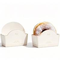 Carton pliable pour donuts style burger, personnalisable avec logo, emballage en papier, export en gros pour les magasins de restauration mondiale – Fournisseur direct usine