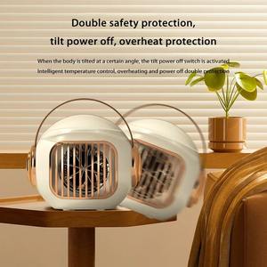 Nuevo Calentador de Espacio Portátil de Cerámica de 500W, Pequeño, Seguro, Silencioso y de Calentamiento Rápido para Oficina, Hogar y Escritorio, Calentador de Manos - Product Image 3