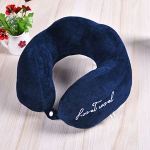 Moda rahat yumuşak nakış renkli yaratıcı <span class=keywords><strong>U</strong></span> şekli yastık seyahat araba - Product Image 2