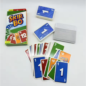 Nouveautés de fête, <span class=keywords><strong>jeu</strong></span> de cartes interactif <span class=keywords><strong>Skip</strong></span>-<span class=keywords><strong>bo</strong></span> en papier, cartes de <span class=keywords><strong>jeu</strong></span> éducatives, <span class=keywords><strong>jeu</strong></span> de cartes de poker, <span class=keywords><strong>jeu</strong></span> de société pour adultes et enfants - Product Image 4