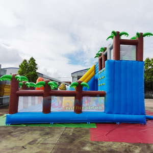 Parque inflable gigante de calidad comercial para exteriores, parque temático tropical de la selva, parque de atracciones de safari. - Product Image 4