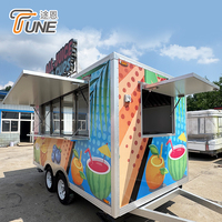 Remolque de Comida Móvil Estándar de EE. UU. Totalmente Equipado con Cocina, Carrito de Venta para Catering con Certificados Oficiales
