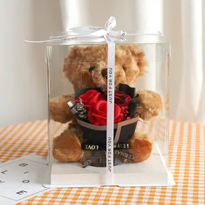 2023 hợp thời trang Valentine của ngày Quà Tặng Gấu bông quà tặng xà phòng Rose Mini Bouquet