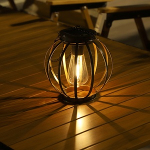 Lámpara Solar Colgante Portátil de Estilo Chino Retro, Luz LED Impermeable para Paisajes, Decoración de Jardín Exterior - Product Image 3