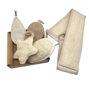 Éponge exfoliante pour le corps en luffa 100% naturelle, éponge exfoliante en loofah - Product Image 5