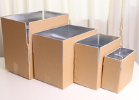 Conteneurs Alimentaires Empilables en Matériaux Recyclés avec Laminage Brillant et Isolation Thermique pour le Transport de Fruits à Emporter, Sushi et Chips