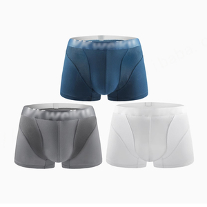 Calzoncillos bóxer para hombre al por mayor, ropa interior deportiva modal transpirable de tiro medio con logotipo personalizado del fabricante y calzoncillos para hombre - Product Image 1