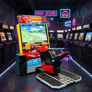 เครื่องเกมแข่งรถมอเตอร์ไซค์ Manx TT Super Bike แบบเล่นคนเดียว  ตู้เกมอาร์เคดหยอดเหรียญ สไตล์เรโทร  แบบตั้งพื้น  จำลองการขับขี่มอเตอร์ไซค์ - Product Image 5