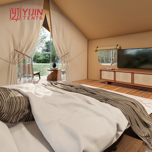 Tienda <span class=keywords><strong>de</strong></span> campaña <span class=keywords><strong>de</strong></span> hotel Glamping <span class=keywords><strong>de</strong></span> nuevo diseño, venta directa del fabricante, <span class=keywords><strong>casa</strong></span> prefabricada <span class=keywords><strong>de</strong></span> lujo, tienda Safari con terraza - Product Image 4