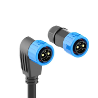 Câbles de données étanches M23 rechargeables avec fiche aviation blindée en cuivre pur, gaine PVC, certifiés CE FCC ROHS pour faisceaux de puissance automobile