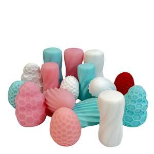 Masturbator für Männer, Taschenmuschi mit 3D-realistischer Textur, wiederverwendbares Kondom, wasserdicht, 70g, für sexuelles Vergnügen - Product Image 1