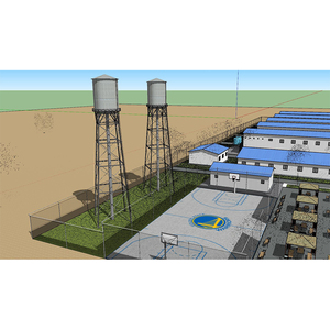 K Phong Cách Nhanh Chóng Xây Dựng Di Động Nhà Prefab Nhà Prefab Kế Hoạch Cho Trường Học/Công Nhân Trại/Ký Túc Xá - Product Image 6