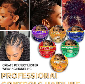 Cera para Peinar el Cabello de Fijación Fuerte para Hombres, <span class=keywords><strong>Gel</strong></span> de Alta Calidad para Control de Bordes, Cera para Peinar el Cabello Masculino de Fijación Fuerte - Product Image 3