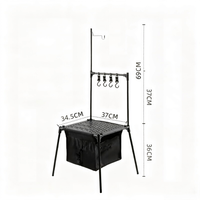 Table pliante portable légère en alliage d'aluminium pour l'extérieur, modèle Rubik's Cube, style glamping, voyages en voiture, pique-niques, mobilier d'extérieur