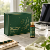 Shot Énergisant PQQ Ginseng – Fabricant OEM/ODM – Complément Anti-Fatigue – Soutien Énergétique Cellulaire