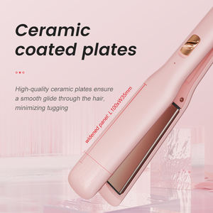 Lisseur de cheveux professionnel PRITECH, logo privé, pas cher mais de bonne qualité, plaque large, lisseur de cheveux professionnel pour un usage domestique - Product Image 2