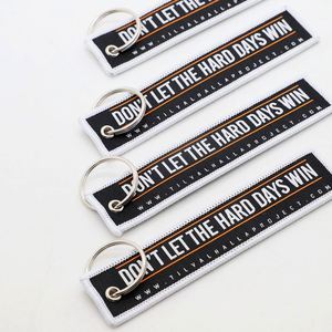 Porte-clés en tissu avec citation inspirante personnalisée pour la motivation personnelle et les rappels quotidiens - Product Image 2