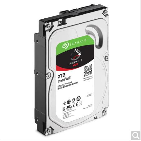 Жесткий диск Seagate Iron Wolf Серия 2 ТБ 5900 до 64 м SATA3 Сетевое хранилище (NAS) (ST2000VN004)