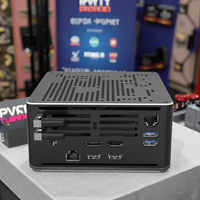 Mini PC EGLOBAL con Ventilador, Intel Core Ultra5 125U, 2*DDR5, SSD M.2, Win10, HD, DP, Tipo-C, 5*USB, 2*RJ45, Giga LAN, Linux, Audio