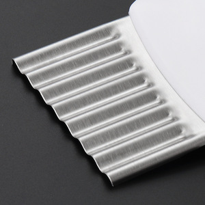 <strong>Crinkle</strong> <strong>Cut</strong> Potato Cutter Stainless Steel Wavy <strong>Knife</strong> for French Fries Veggies Fruits Ergonomic Handle Wave Slicer Kitchen Tool - Product Image 4