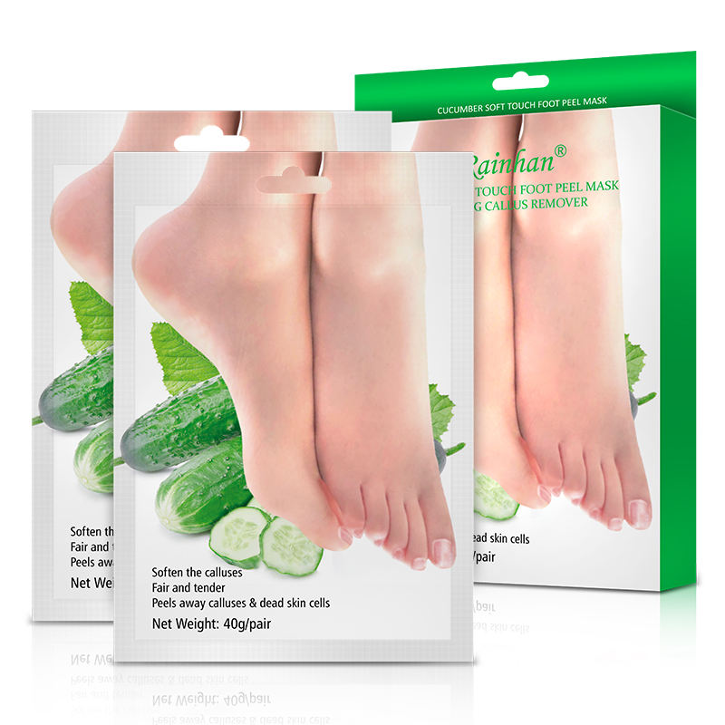 Masque exfoliant pour les pieds au concombre