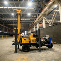 Plateforme de forage de puits d'eau de 700 m de profondeur fabriquée en Chine, machine rotative hydraulique de 300 mm montée sur camion 6x4