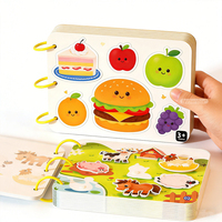 Hochwertiges Beschäftigungsbuch für Kinder Kognitives Stickerbuch Frühpädagogisches Ruhiges Buch