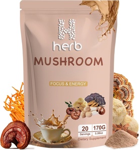 กาแฟผงออร์แกนิกผสมเห็ดหลินจือ เห็ดถั่งเช่า เห็ดชากา สูตรสำเร็จสำหรับ OEM/ODM แบรนด์ส่วนตัว - Product Image 1