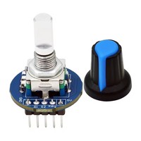 AIsmartLink - Module d'encodeur numérique à bouton rotatif et potentiomètre rotatif avec capuchon de bouton - Fourniture directe usine