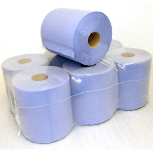 Toalla de <span class=keywords><strong>Papel</strong></span> Industrial de Extracción Central, Pulpa de Madera Virgen, Material Reciclado Azul, <span class=keywords><strong>6</strong></span> <span class=keywords><strong>Rollos</strong></span>/Caja, Toalla de Mano para Baño - Product Image 3