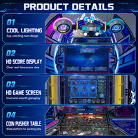 Machine de jeu d'arcade à pousser les pièces pour centres de jeux, machine de jeu d'intérieur à monnayeur, qualité stable et vente mondiale de machines à pousser les pièces