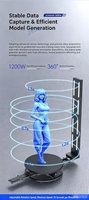 Escáner 3D de Cuerpo Completo 3-2 para Impresión 3D, CHACKTOK 360, Medición Rápida, Escáner 3D Humano para Impresora 3D