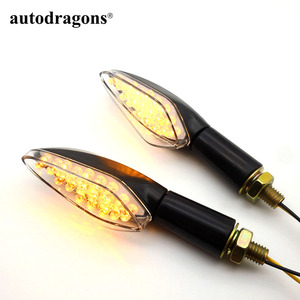 ADT Universal - Kit de Luces Intermitentes Delanteras para Motocicleta, 18 LED Amarillos, Mini, Lente Transparente, Luces de Giro para Moto - Product Image 5