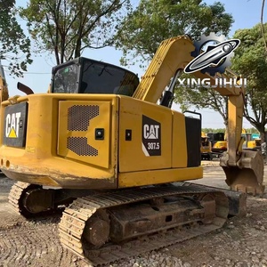 Excavadora usada Caterpillar 307.5, de segunda mano, marca original japonesa, 7.5 toneladas, excavadora pequeña con orugas de goma, excavadoras grandes - Product Image 2