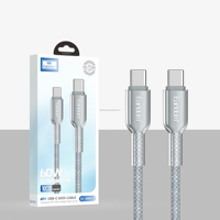 Earldom kabel data USB-C pengisian daya Cepat PD 60W 3A Transfer Data kecepatan tinggi untuk ponsel Seri i 15