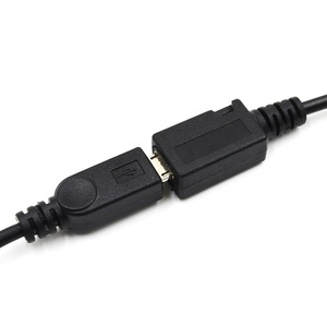 Nero 2 in 1 Durevole Ospite OTG Micro <span class=keywords><strong>USB</strong></span> di Alimentazione a Y Splitter <span class=keywords><strong>Adattatore</strong></span> <span class=keywords><strong>Usb</strong></span> a Micro 5 Pin Maschio <span class=keywords><strong>Femmina</strong></span> cavo - Product Image 5